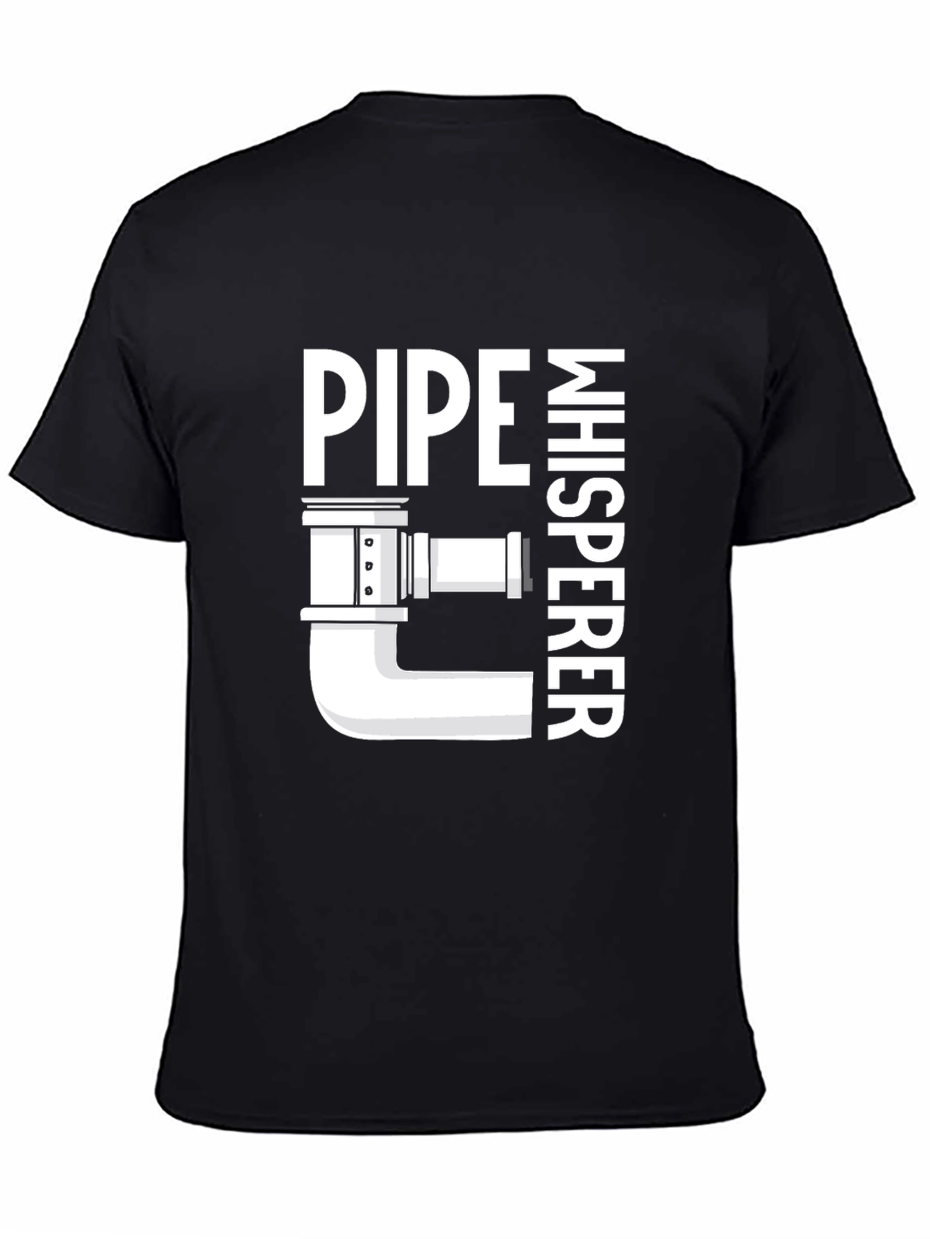 Pipe Whisperer T-Shirt - Plumbing Humor Tee