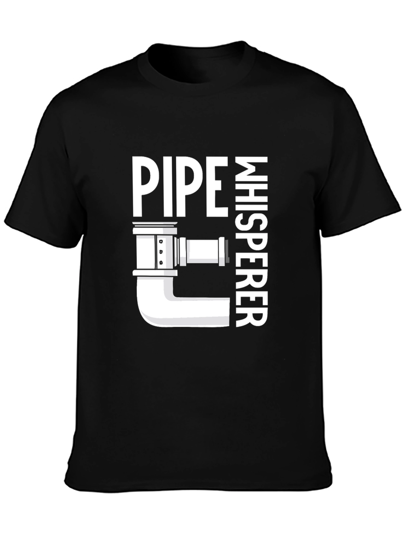 Pipe Whisperer T-Shirt - Plumbing Humor Tee