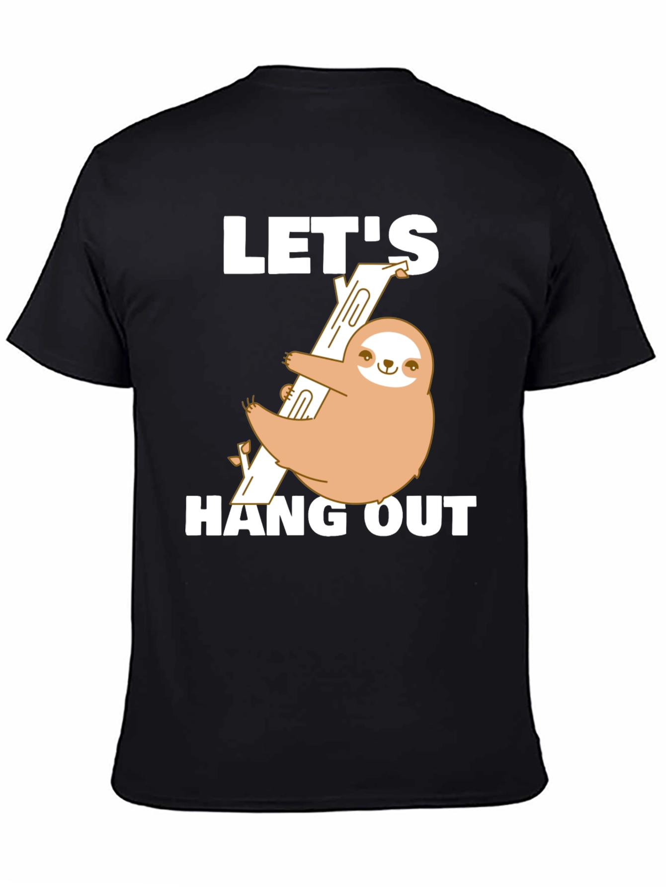 Sloth Hang Out T-Shirt Funny Tee