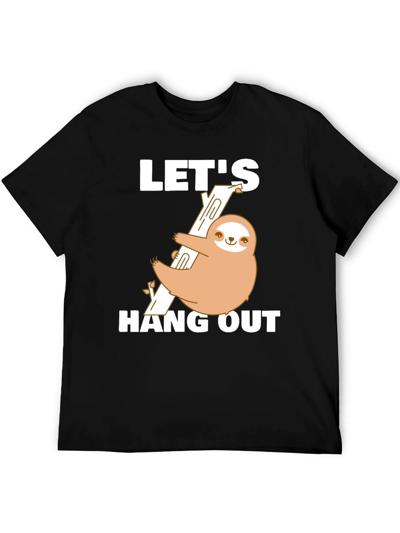 Sloth Hang Out T-Shirt Funny Tee