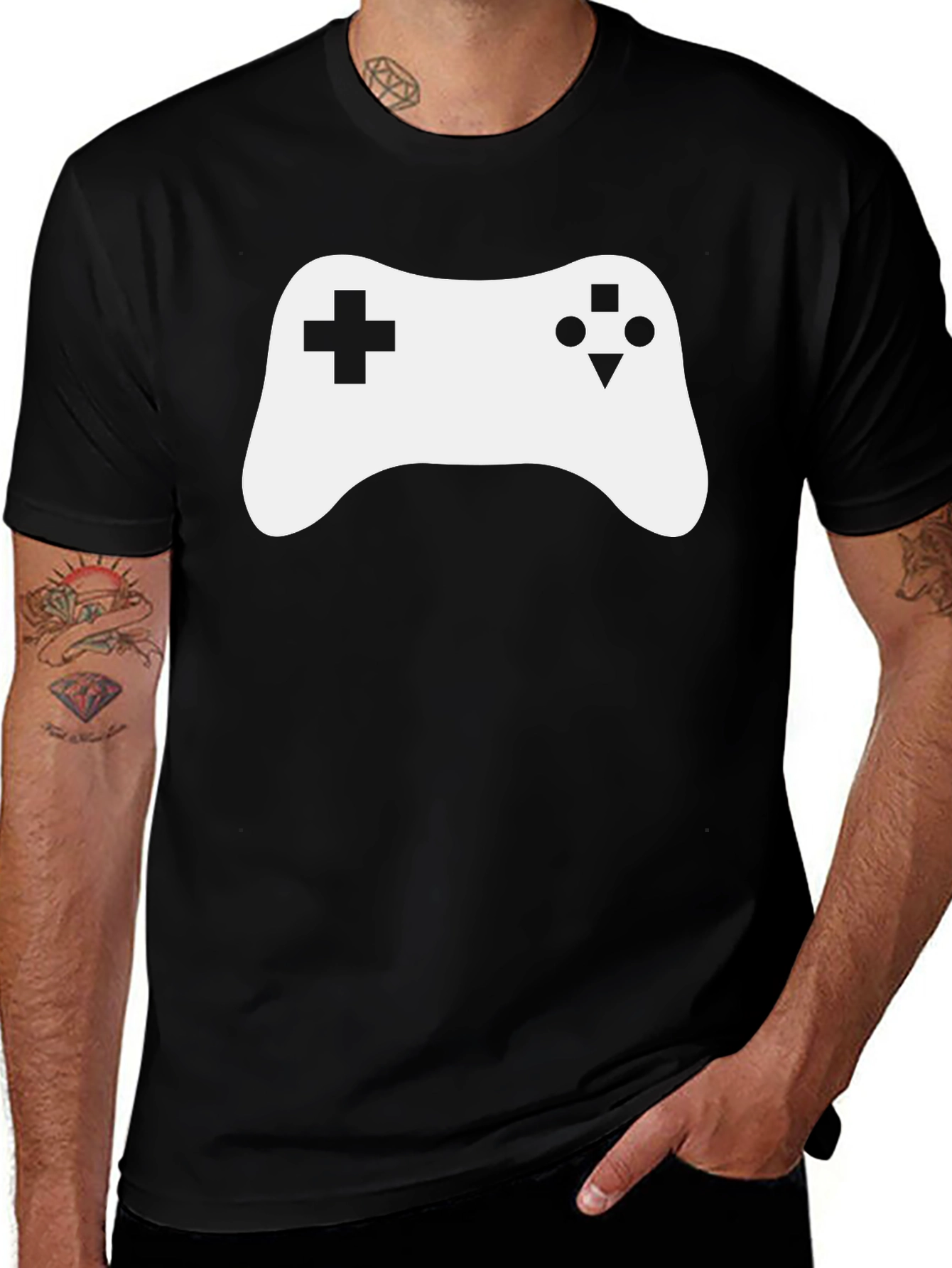 Retro Gamer Tee - Classic Video Game Controller T-Shirt