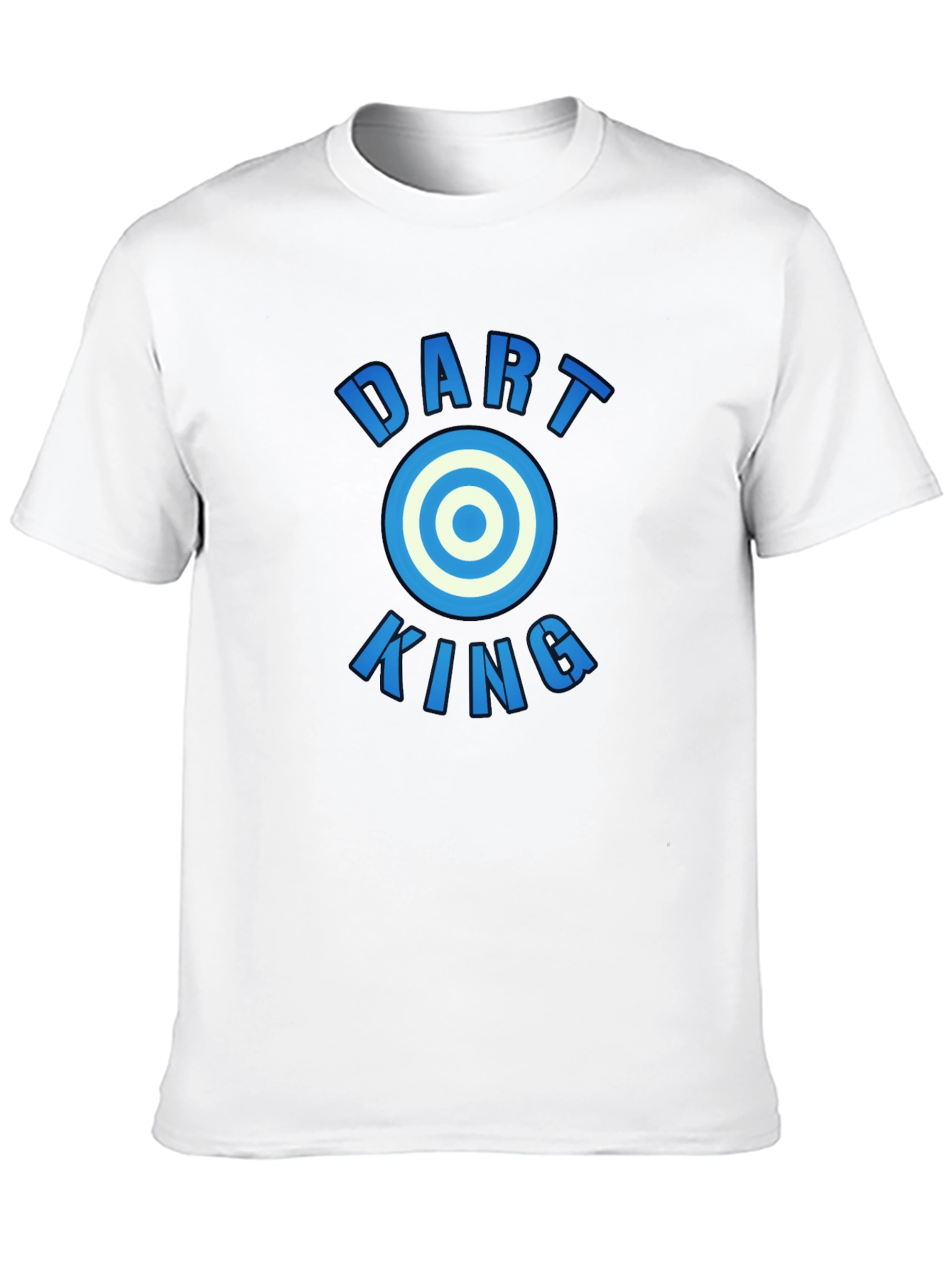 Dart King Graphic T-Shirt - Casual Cotton Tee