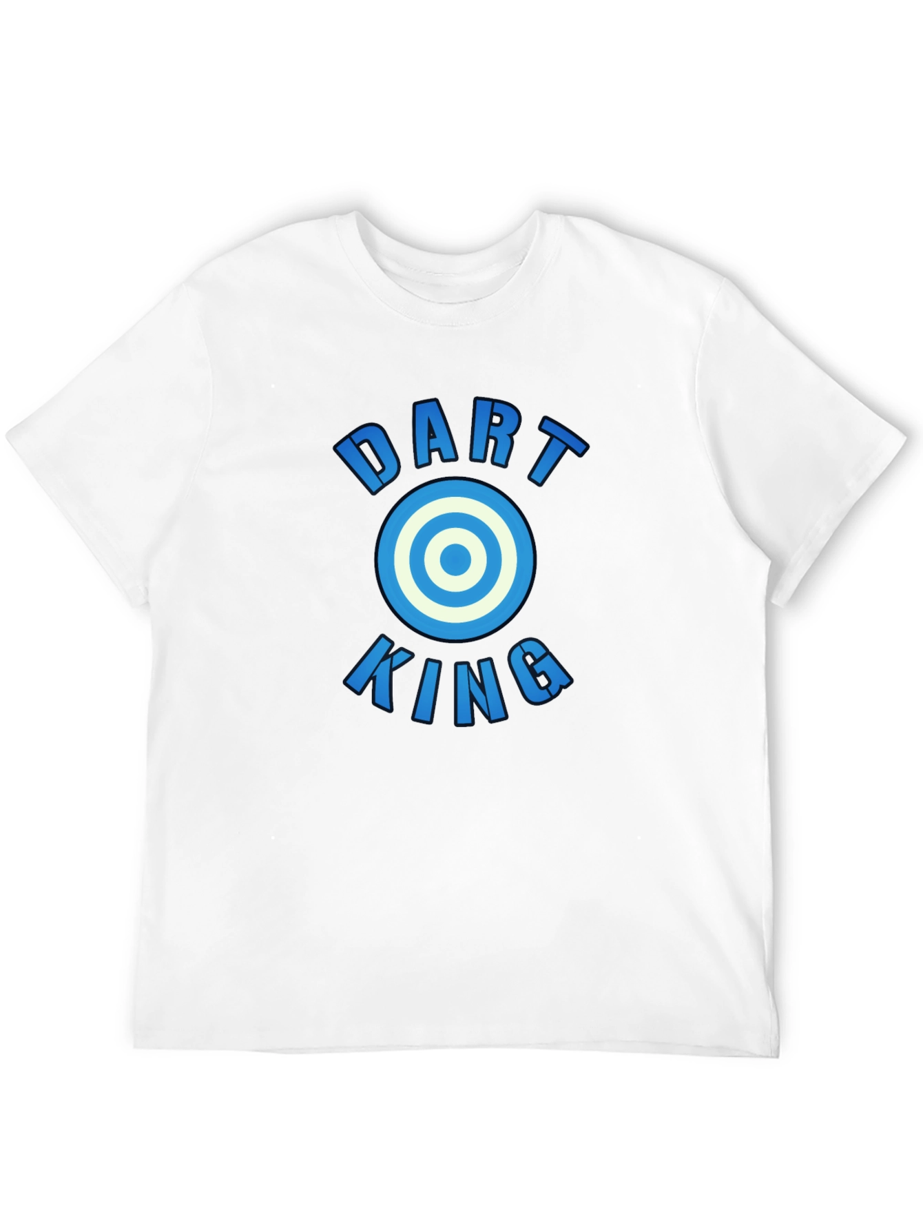 Dart King Graphic T-Shirt - Casual Cotton Tee