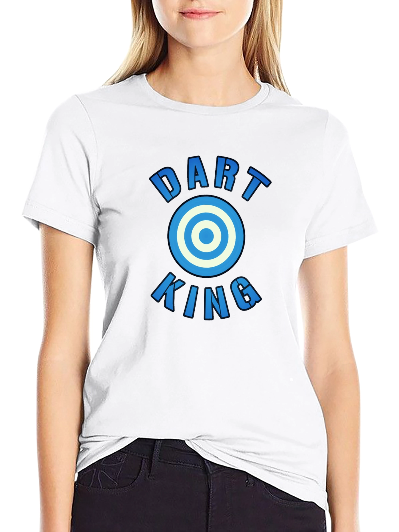 Dart King Graphic T-Shirt - Casual Cotton Tee