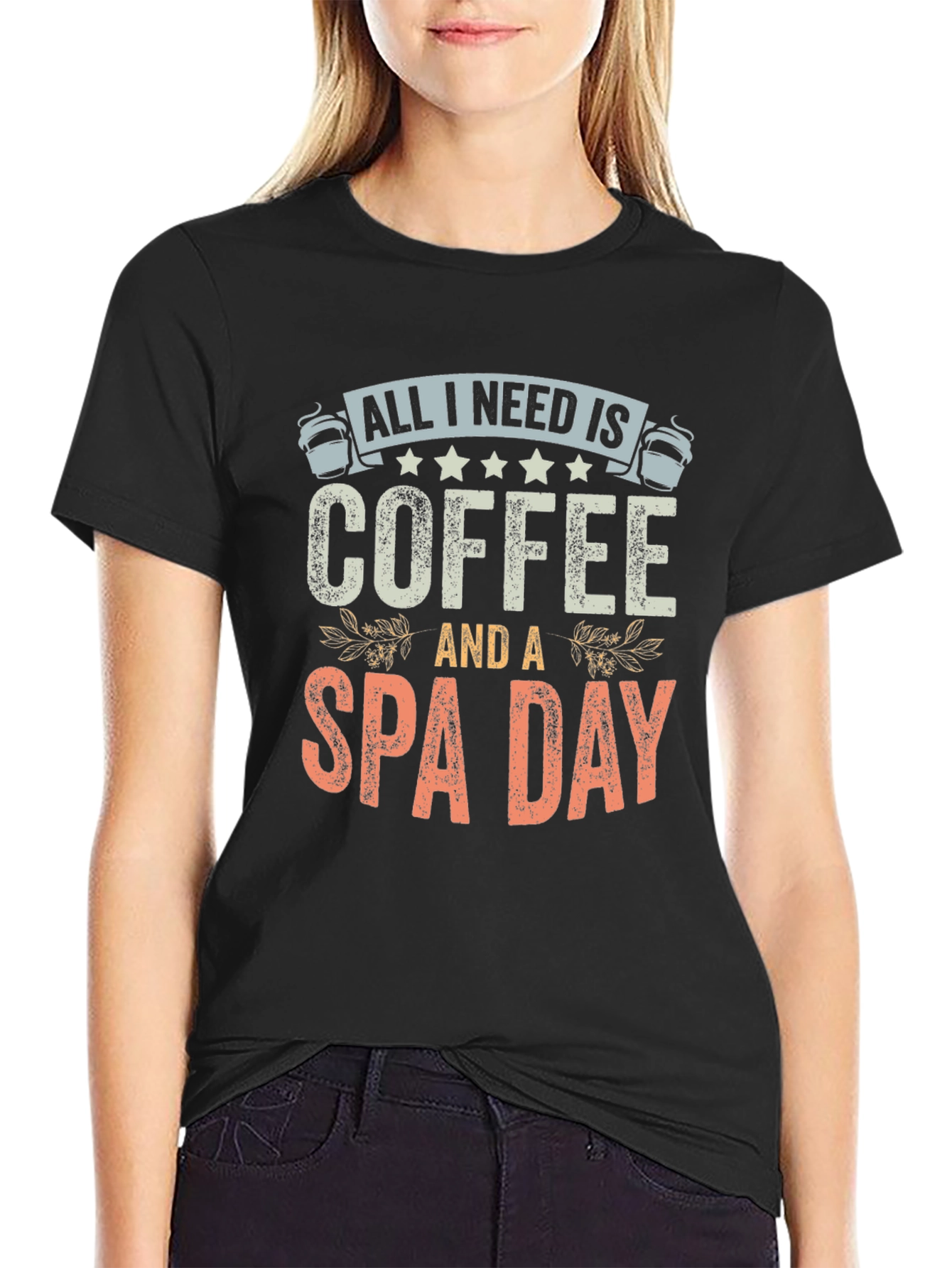 Coffee & Spa Day Graphic Tee