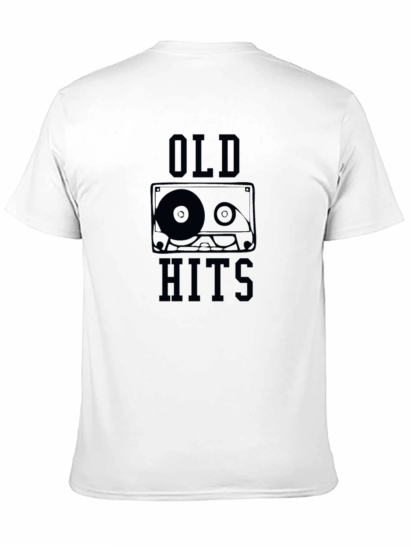 Retro Old Hits Cassette Tape Graphic T-Shirt