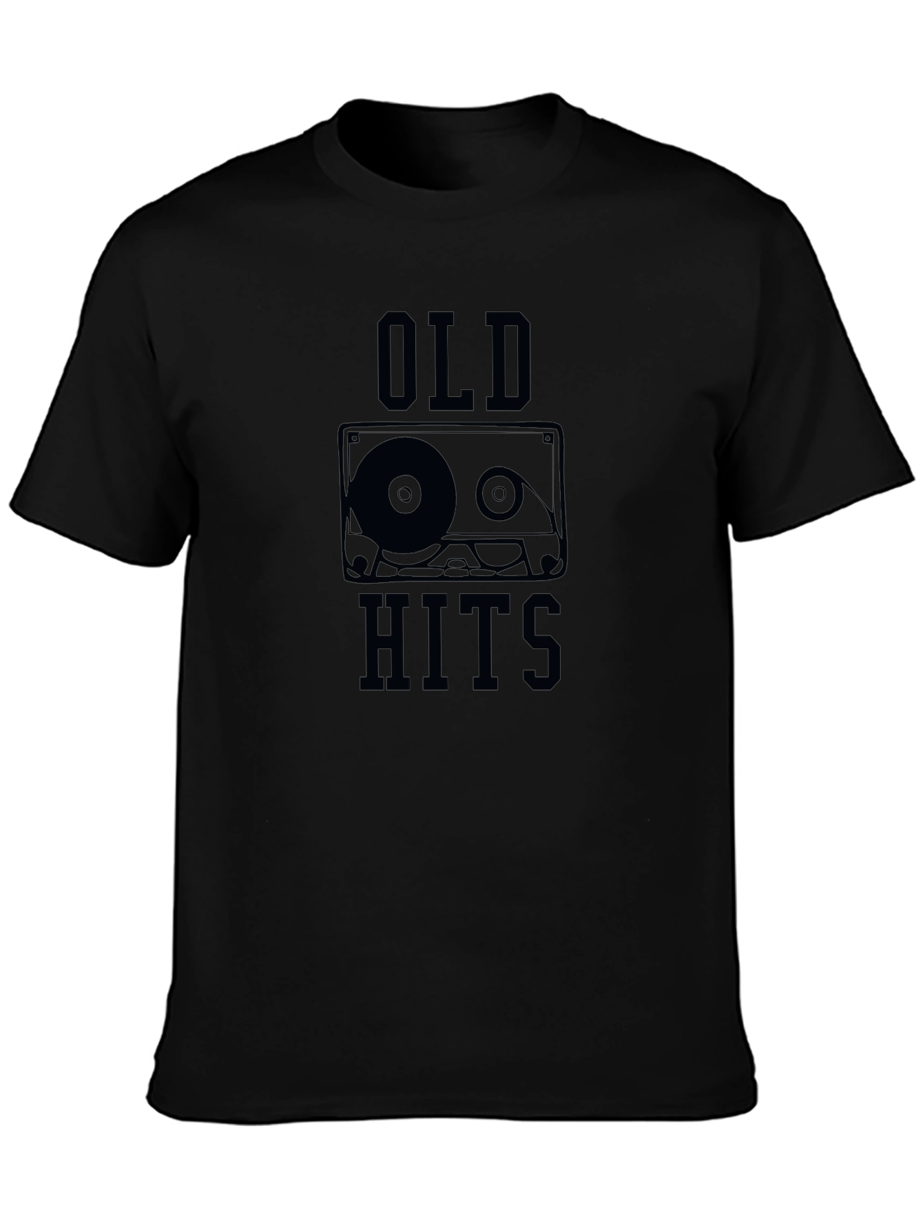 Retro Old Hits Cassette Tape Graphic T-Shirt