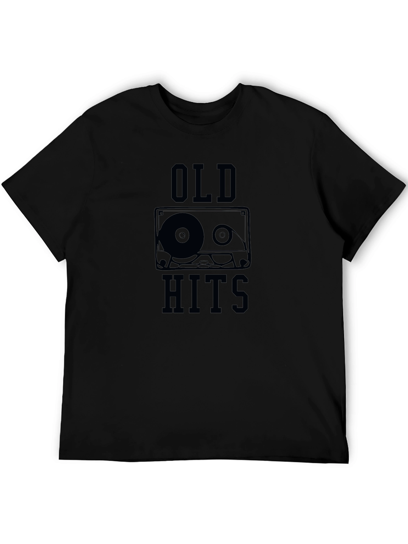 Retro Old Hits Cassette Tape Graphic T-Shirt