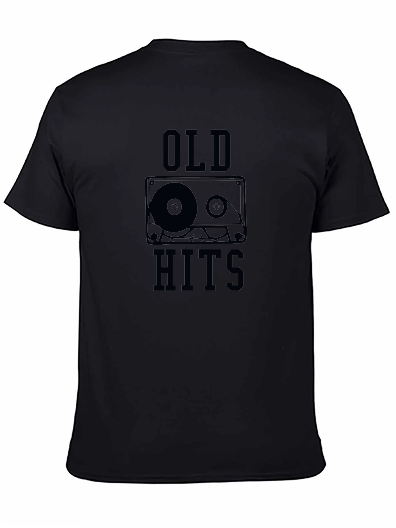 Retro Old Hits Cassette Tape Graphic T-Shirt