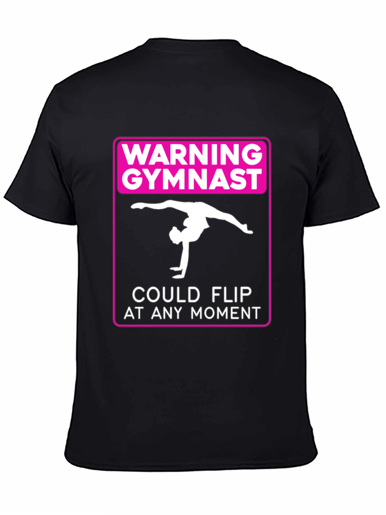 Warning Gymnast Flip T-Shirt
