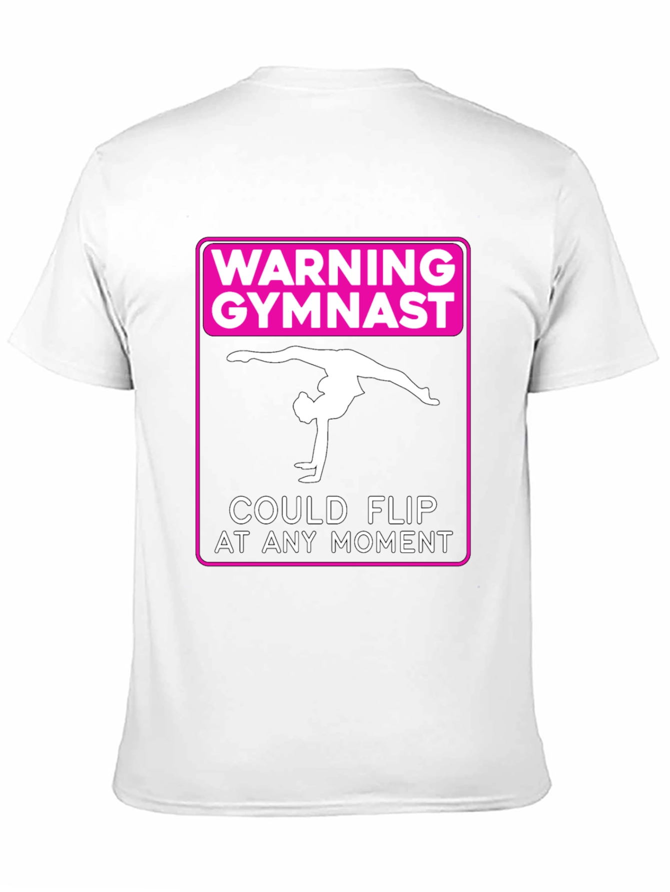 Warning Gymnast Flip T-Shirt