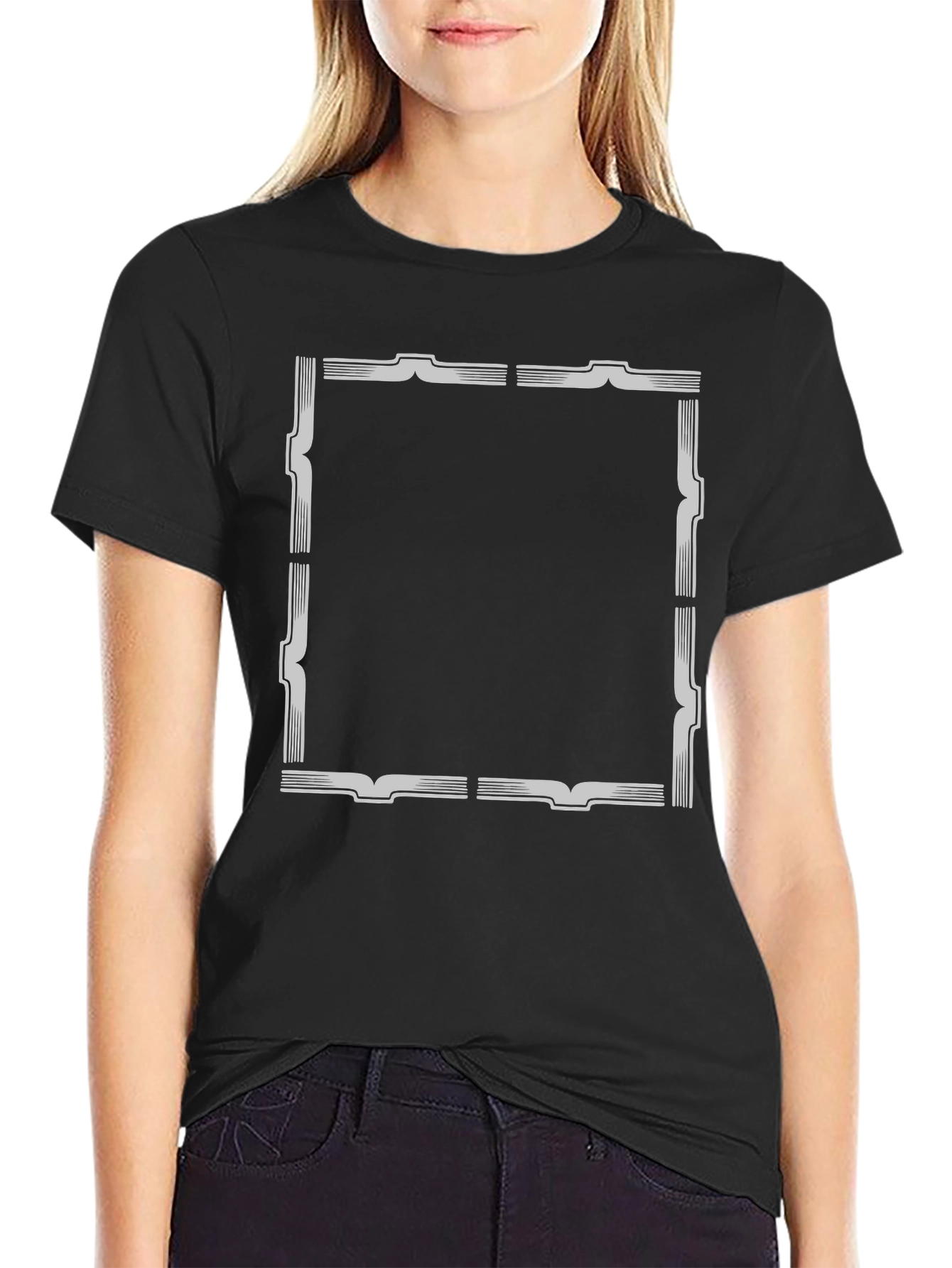 Framed Graphic Tee - Stylish and Modern