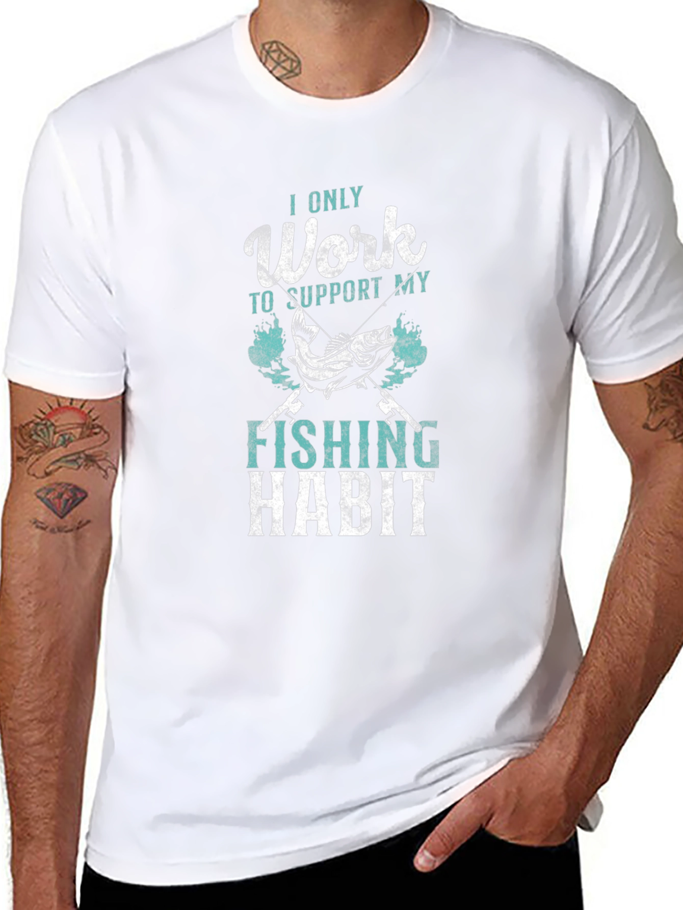 Fishing Habit Graphic T-Shirt - Angler Apparel