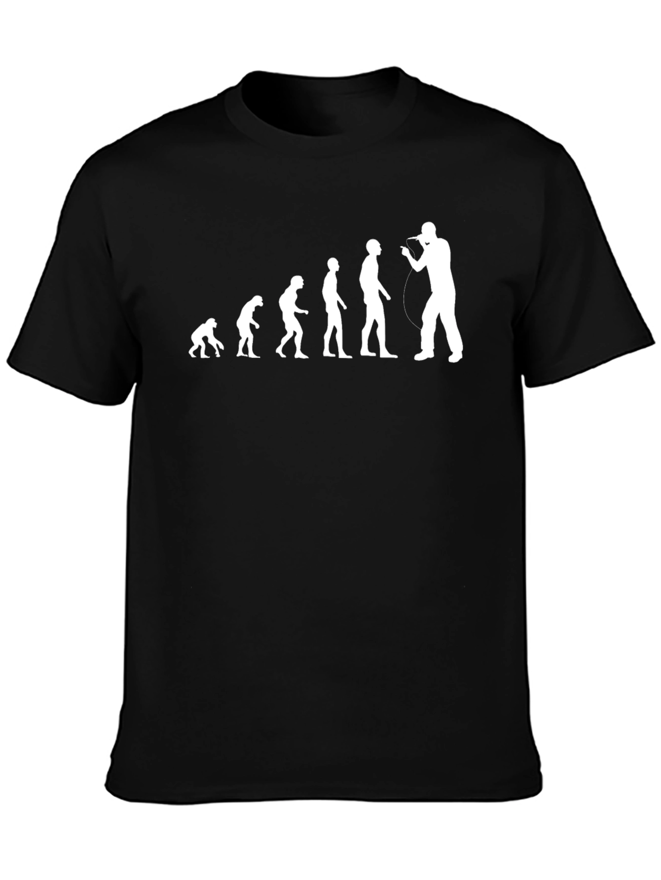 Evolution of Rapper Black T-Shirt