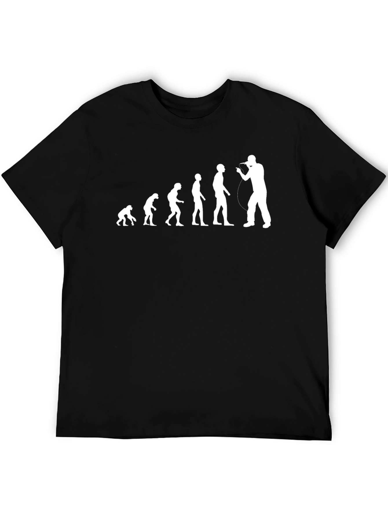 Evolution of Rapper Black T-Shirt