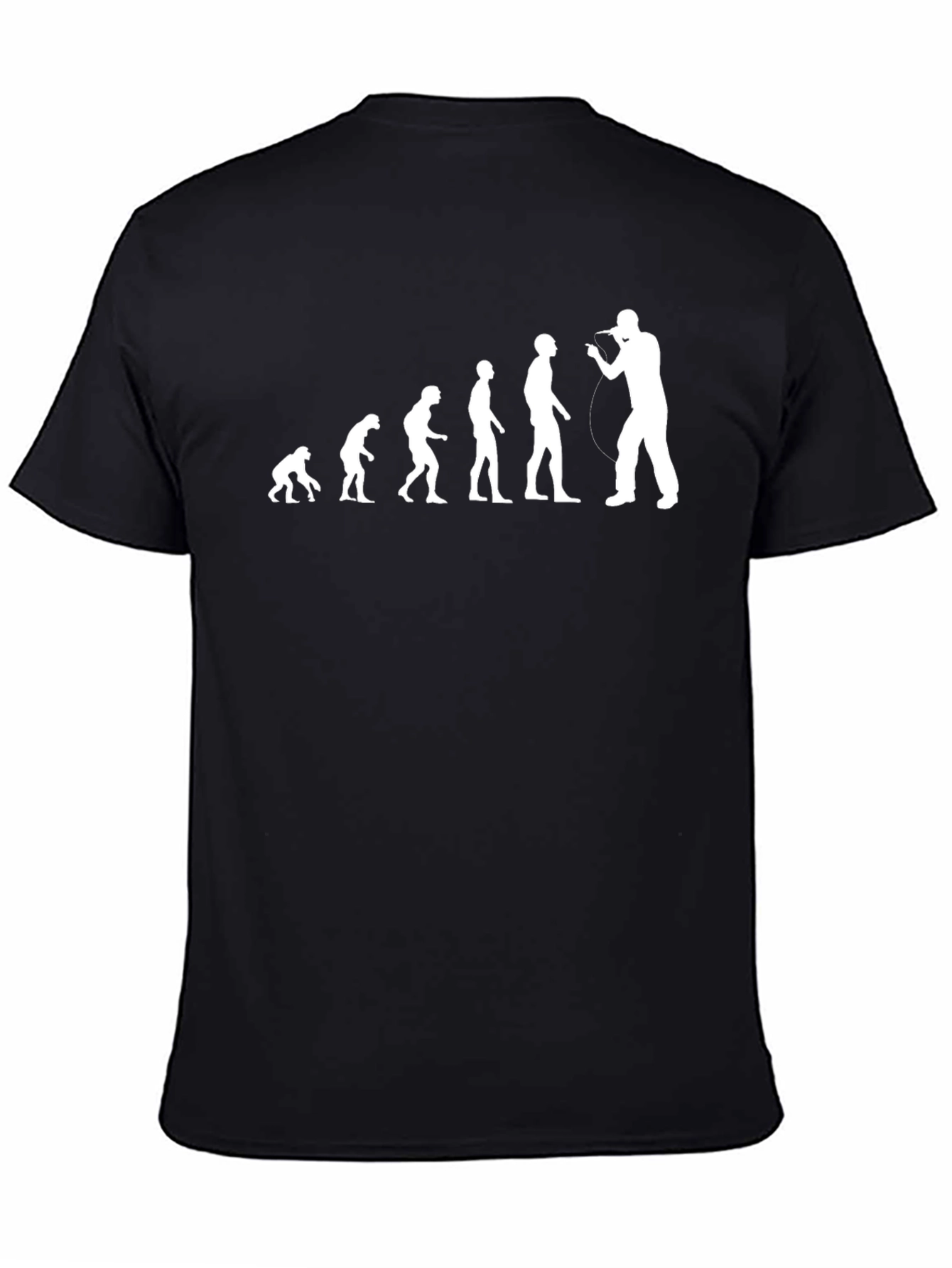 Evolution of Rapper Black T-Shirt