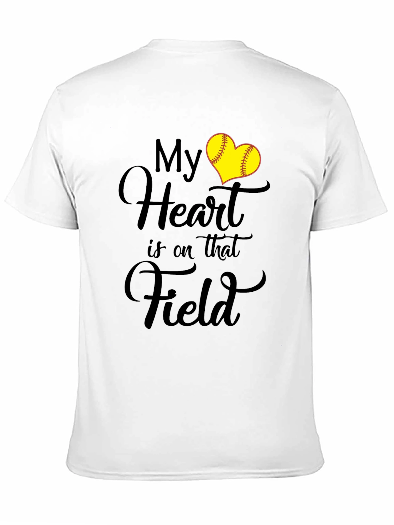 My Heart is on that Field Softball Lover T-Shirt