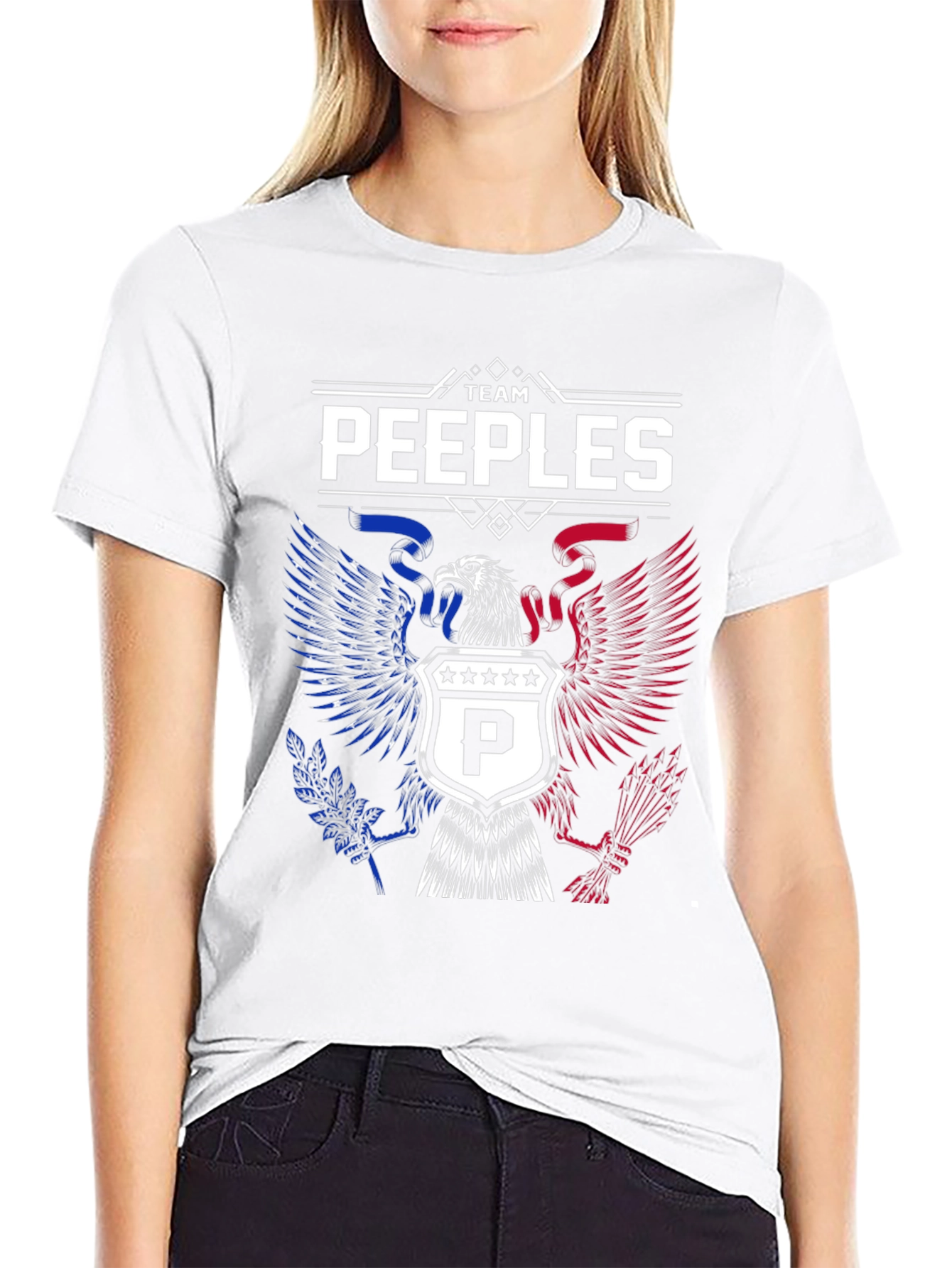 Team Peeples Eagle Graphic Tee - Patriotic T-Shirt