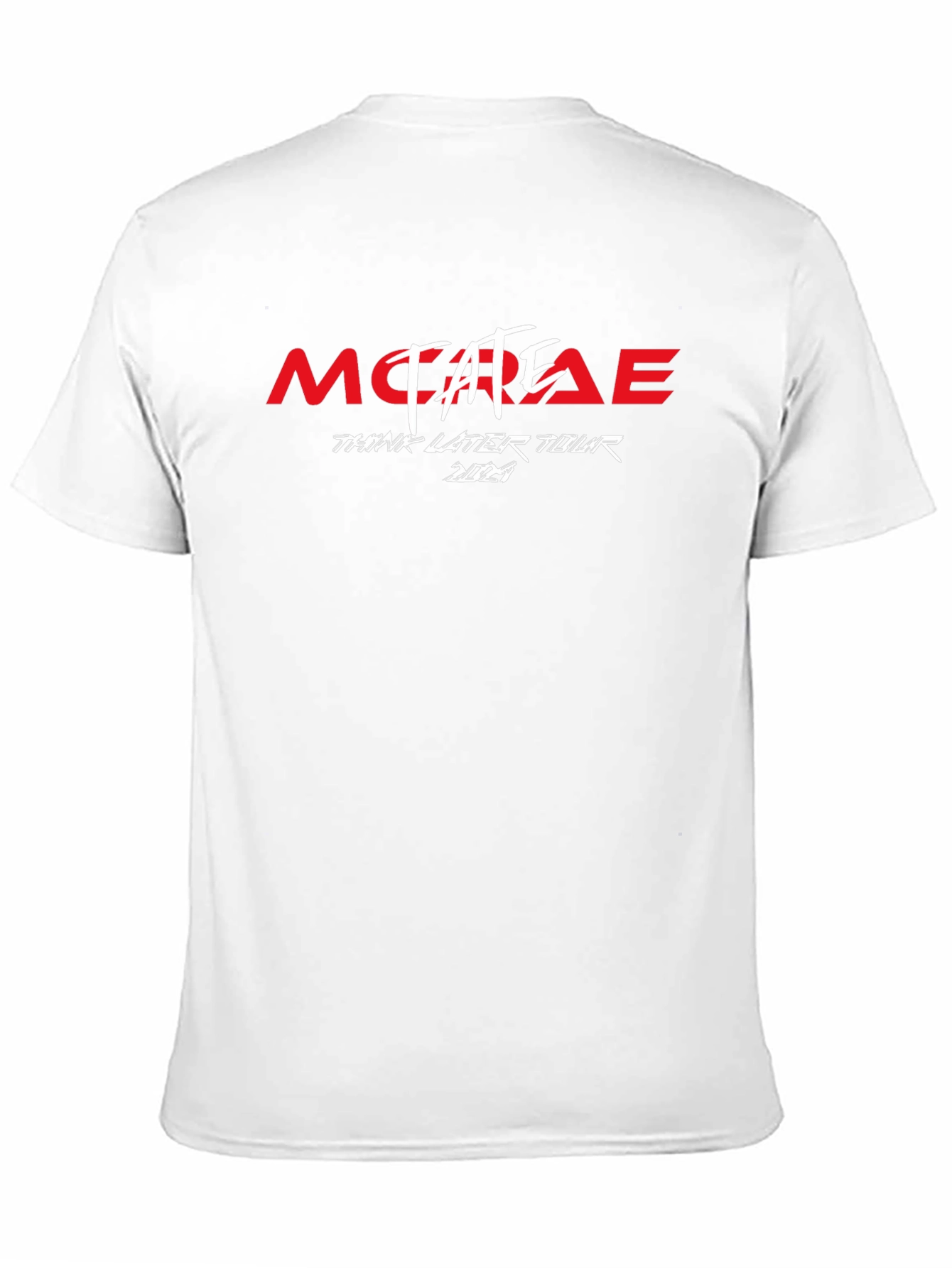 MC Tate Think Later Tour 2021 Black T-Shirt