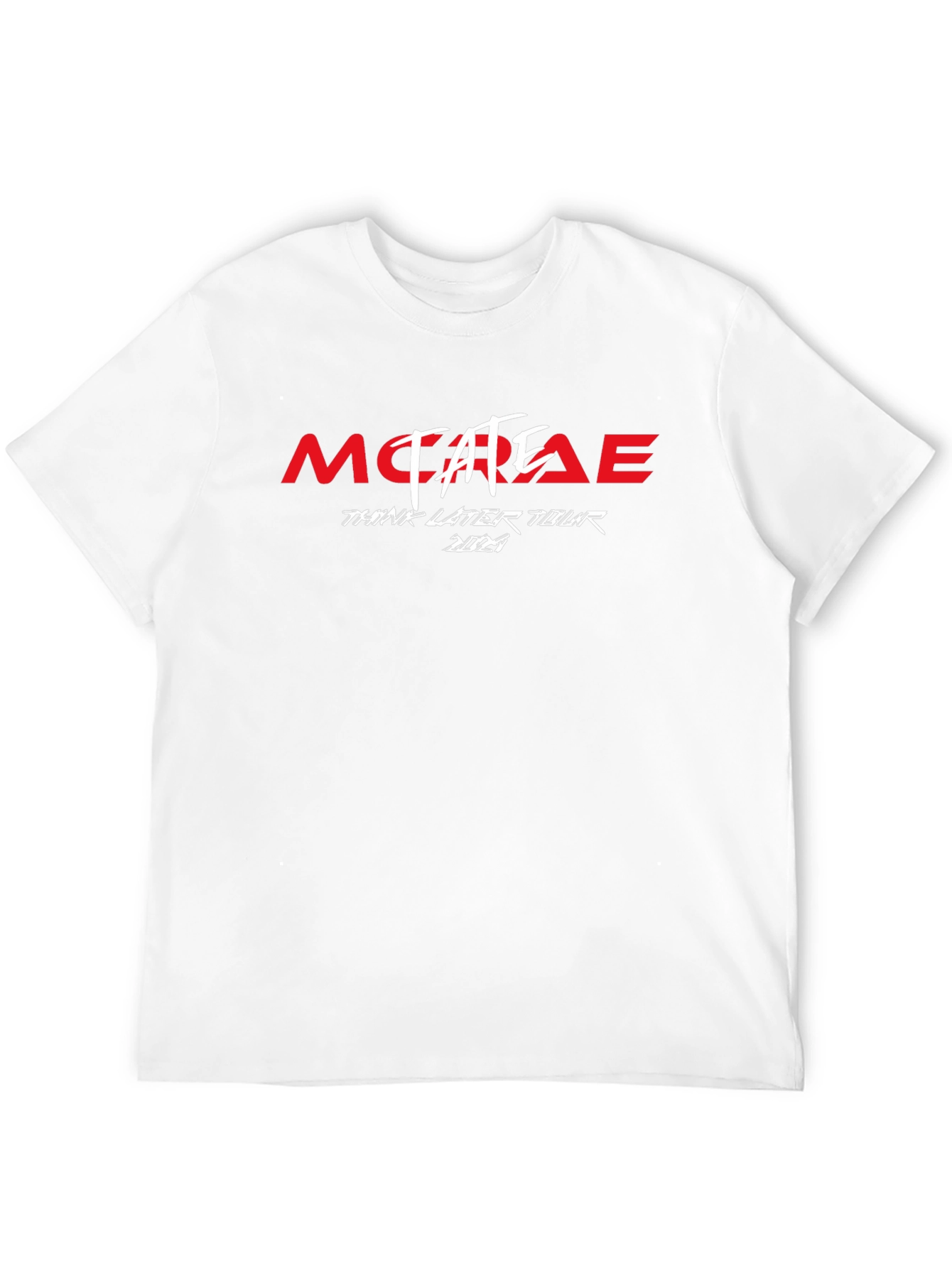 MC Tate Think Later Tour 2021 Black T-Shirt