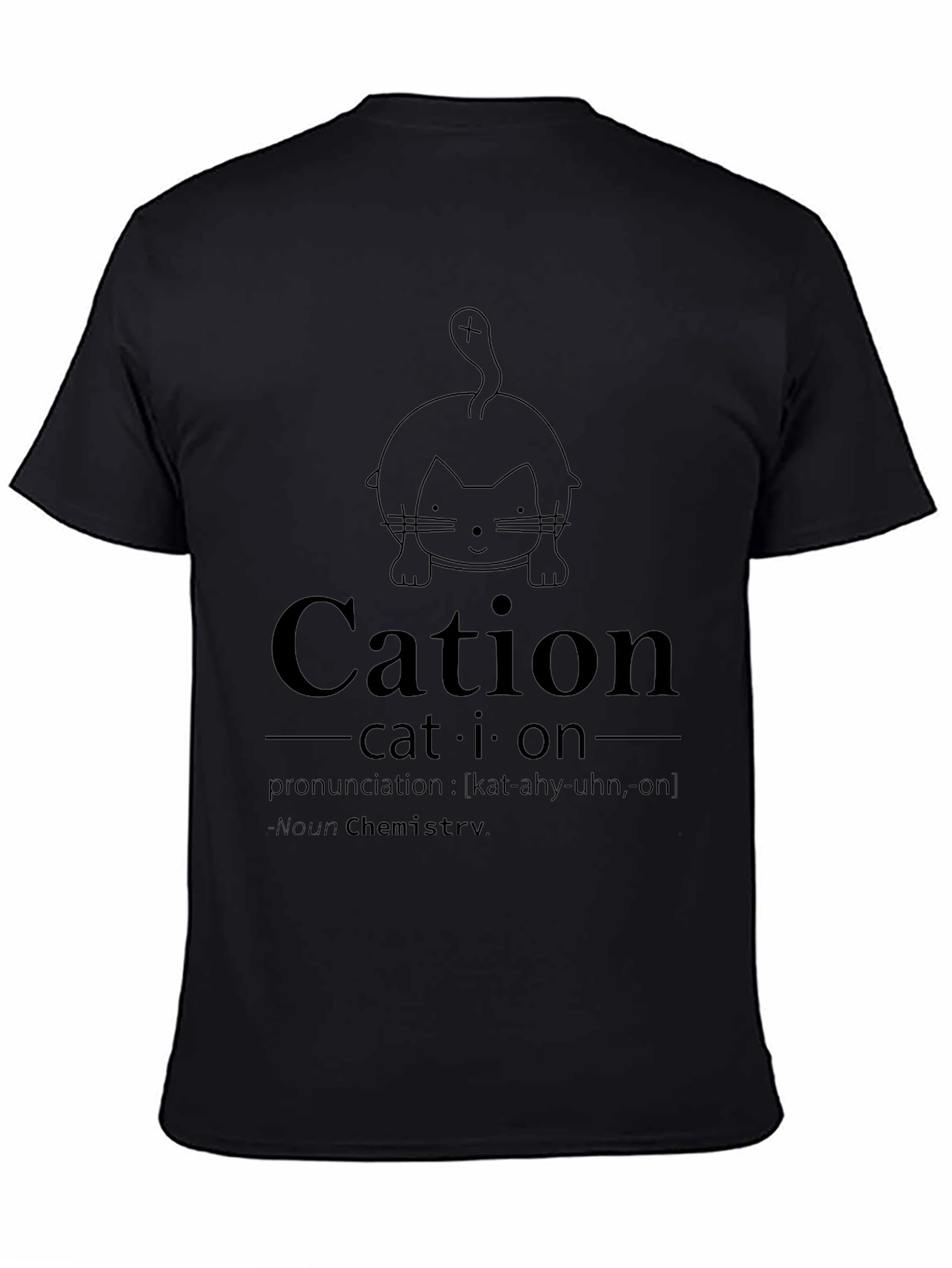 Cation Chemistry Cat Pun T-Shirt
