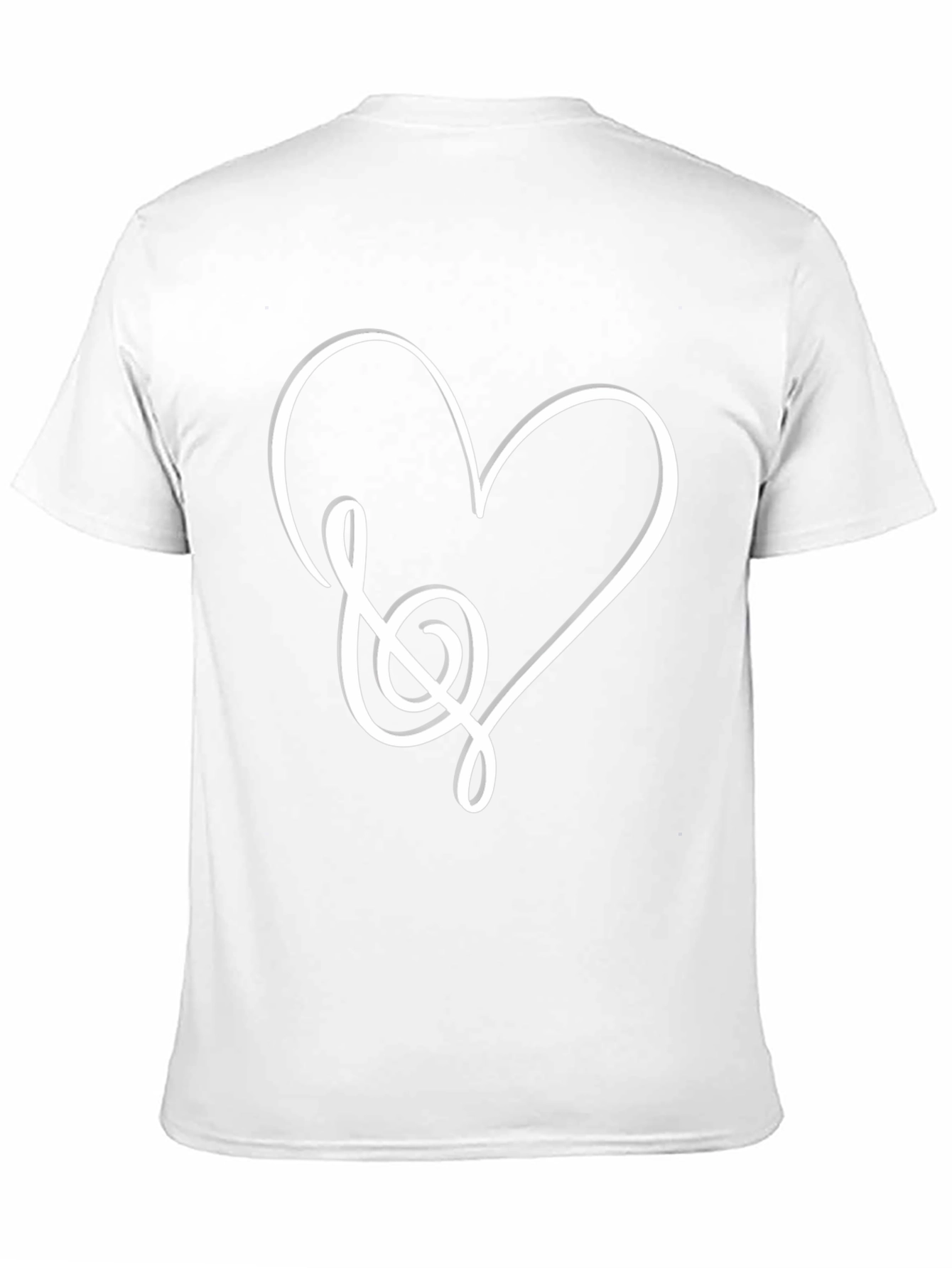 Musical Heart Graphic Tee - Black