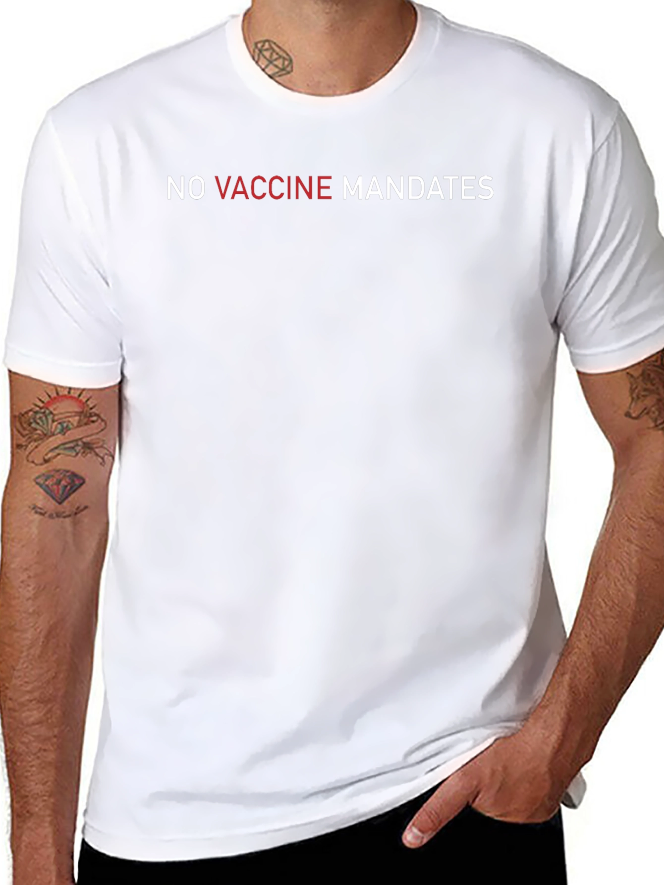 No Vaccine Mandates Graphic T-Shirt