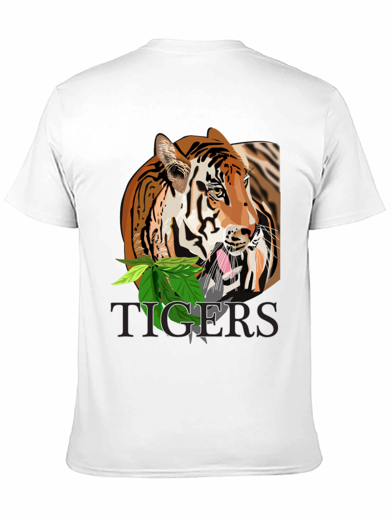 Tiger Graphic T-Shirt - Bold Black Tee