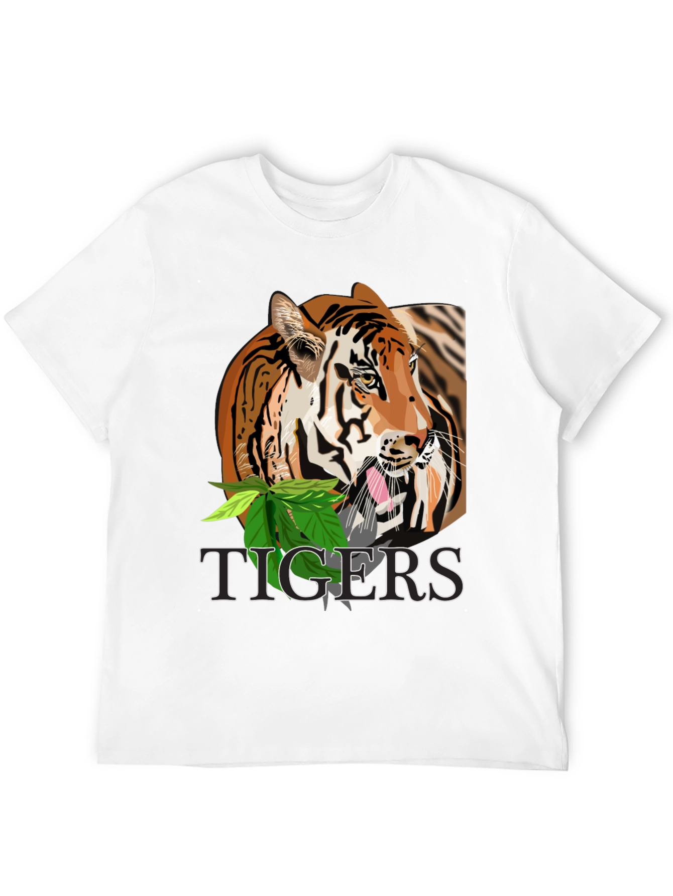 Tiger Graphic T-Shirt - Bold Black Tee