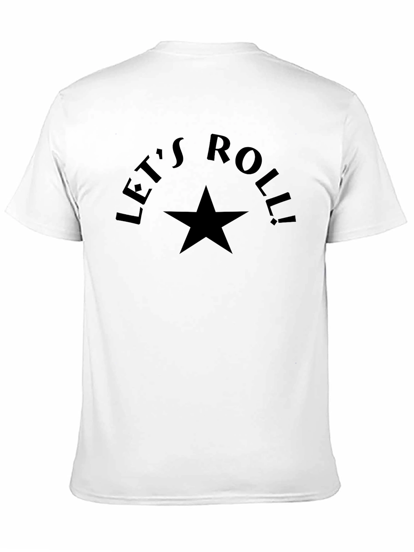 Lets Roll Star Black T-Shirt