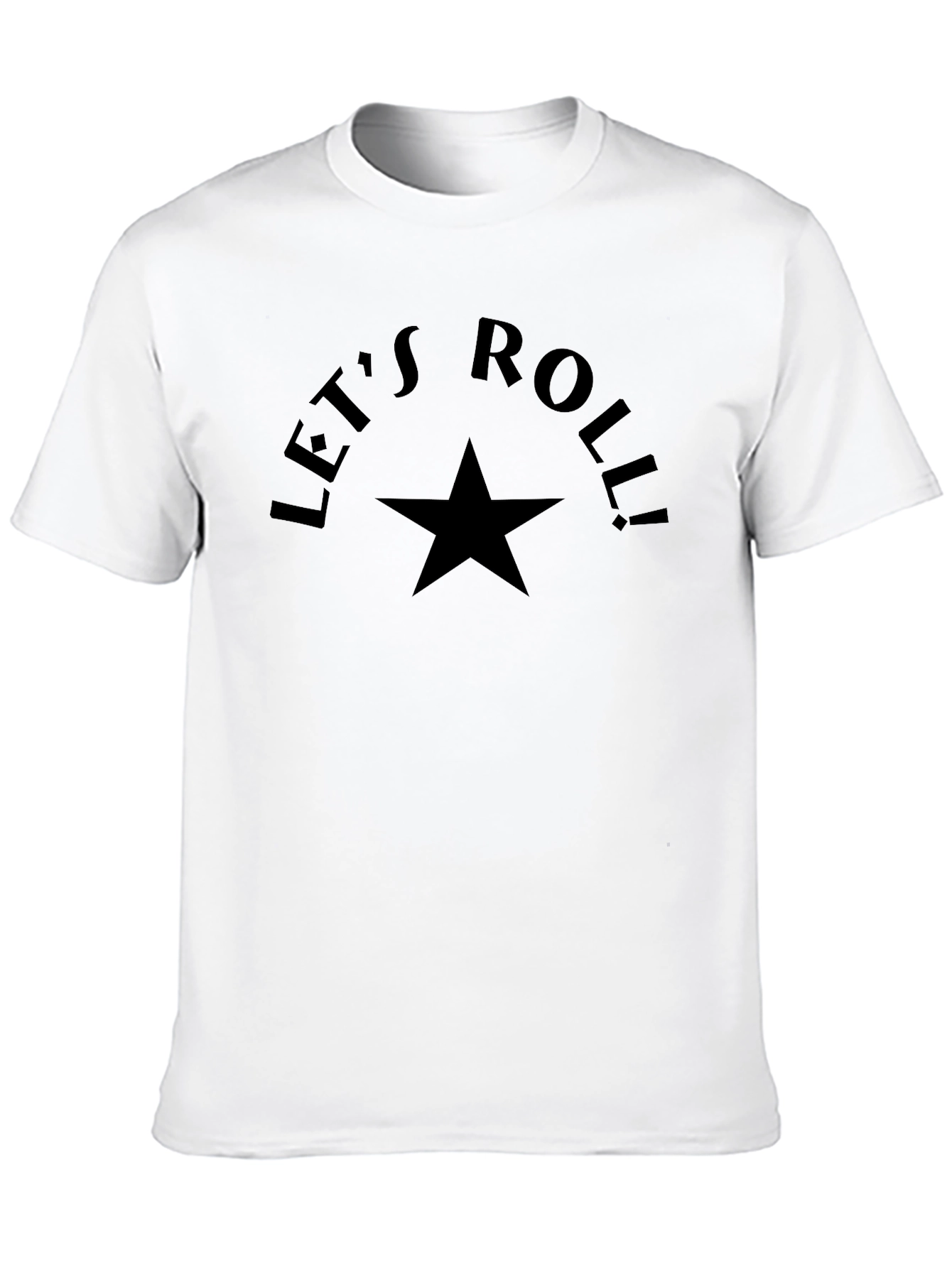 Lets Roll Star Black T-Shirt