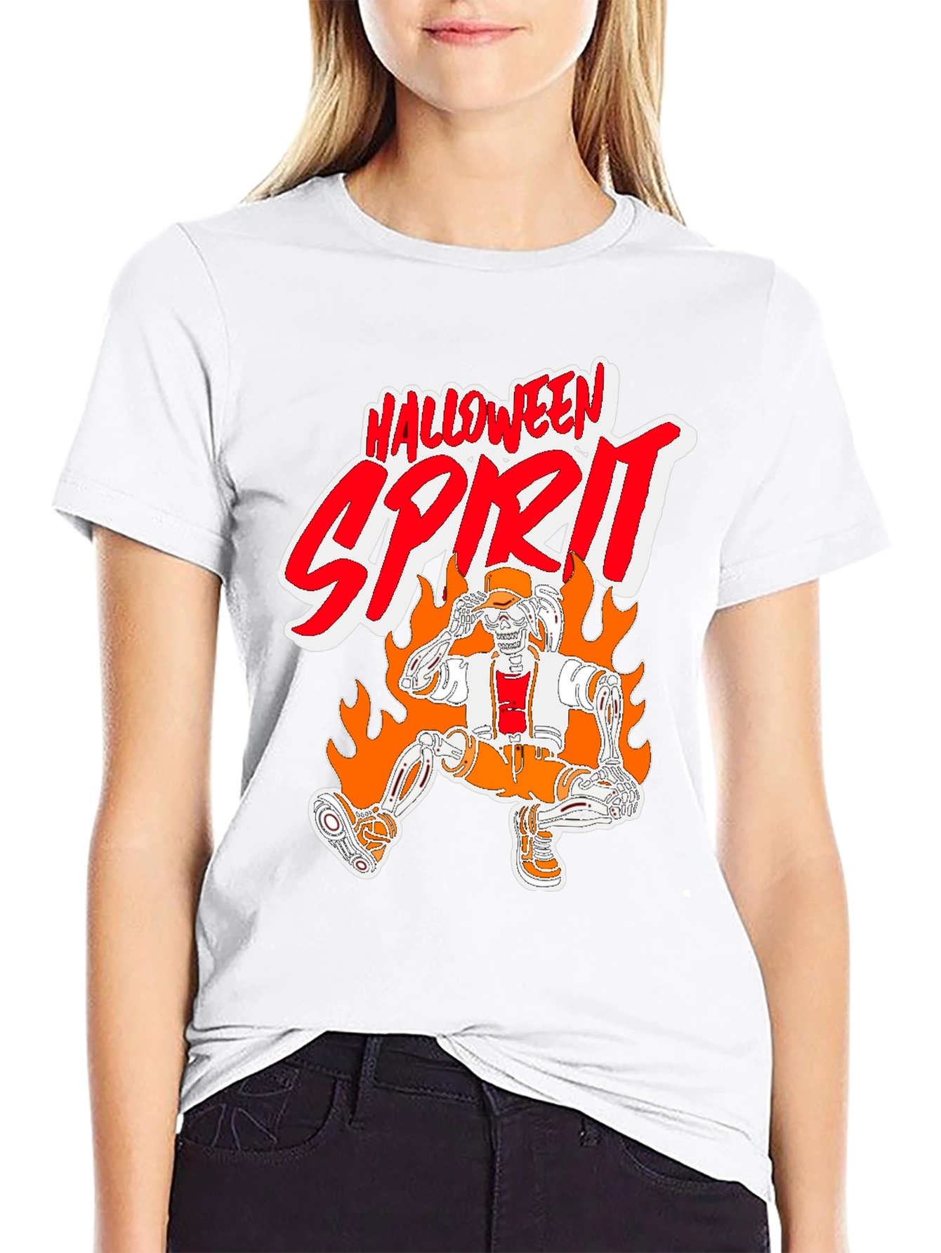 Halloween Spirit Skeleton T-Shirt