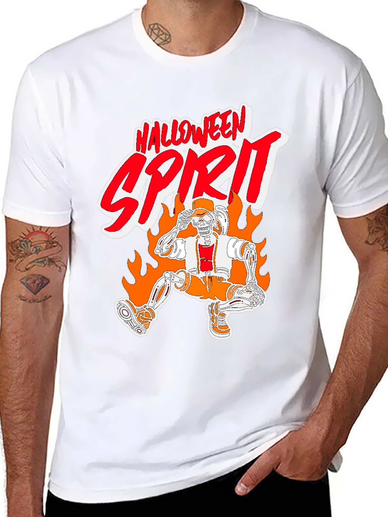 Halloween Spirit Skeleton T-Shirt