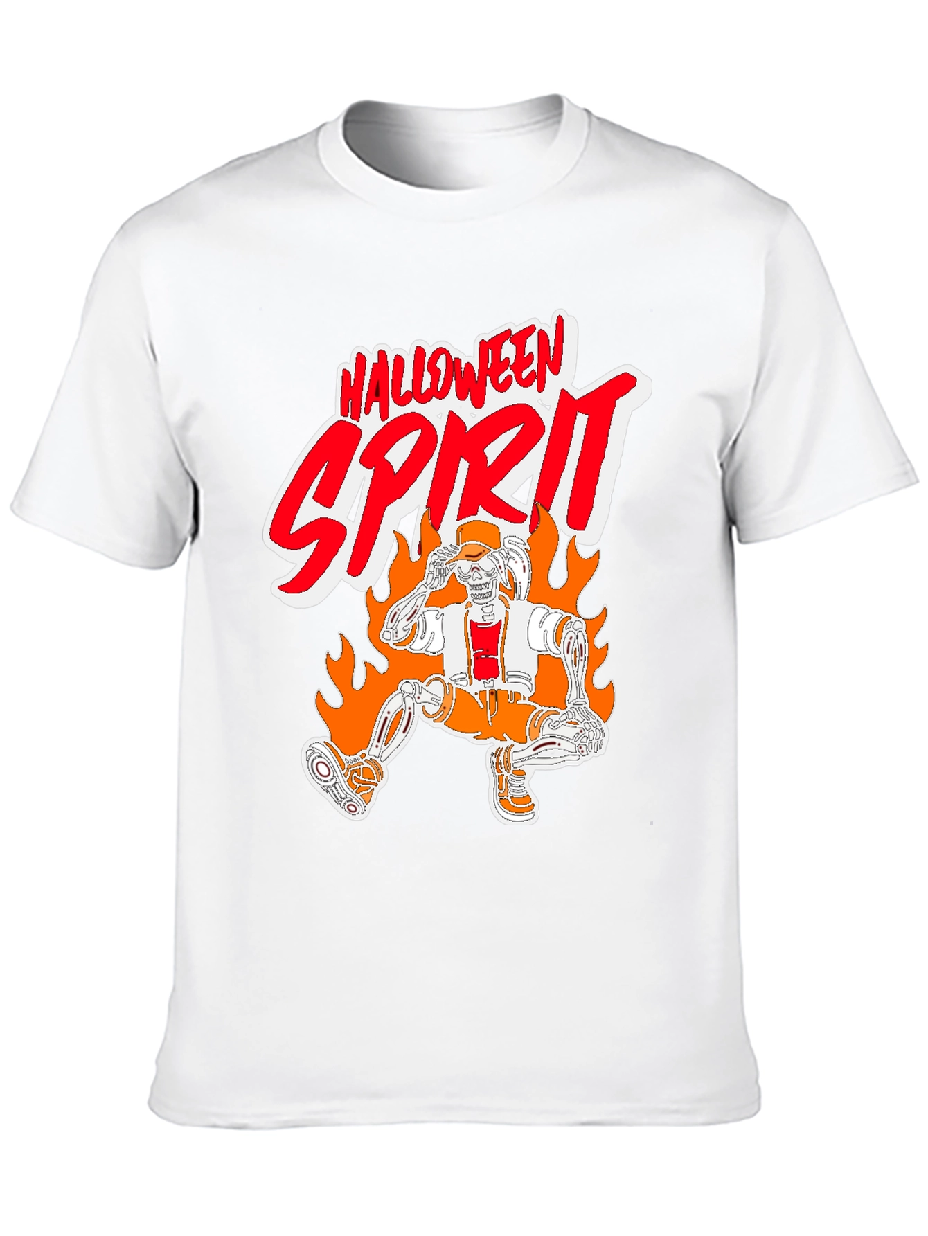 Halloween Spirit Skeleton T-Shirt