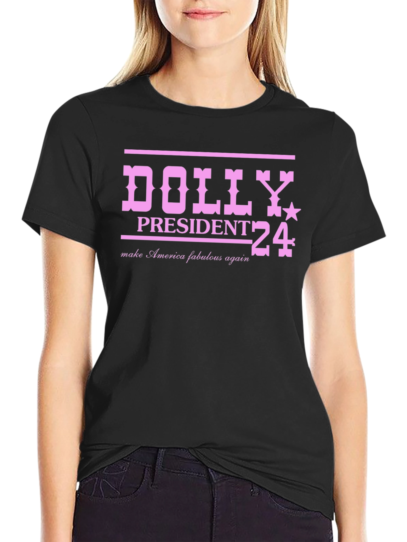 Dolly President 24 Black T-Shirt