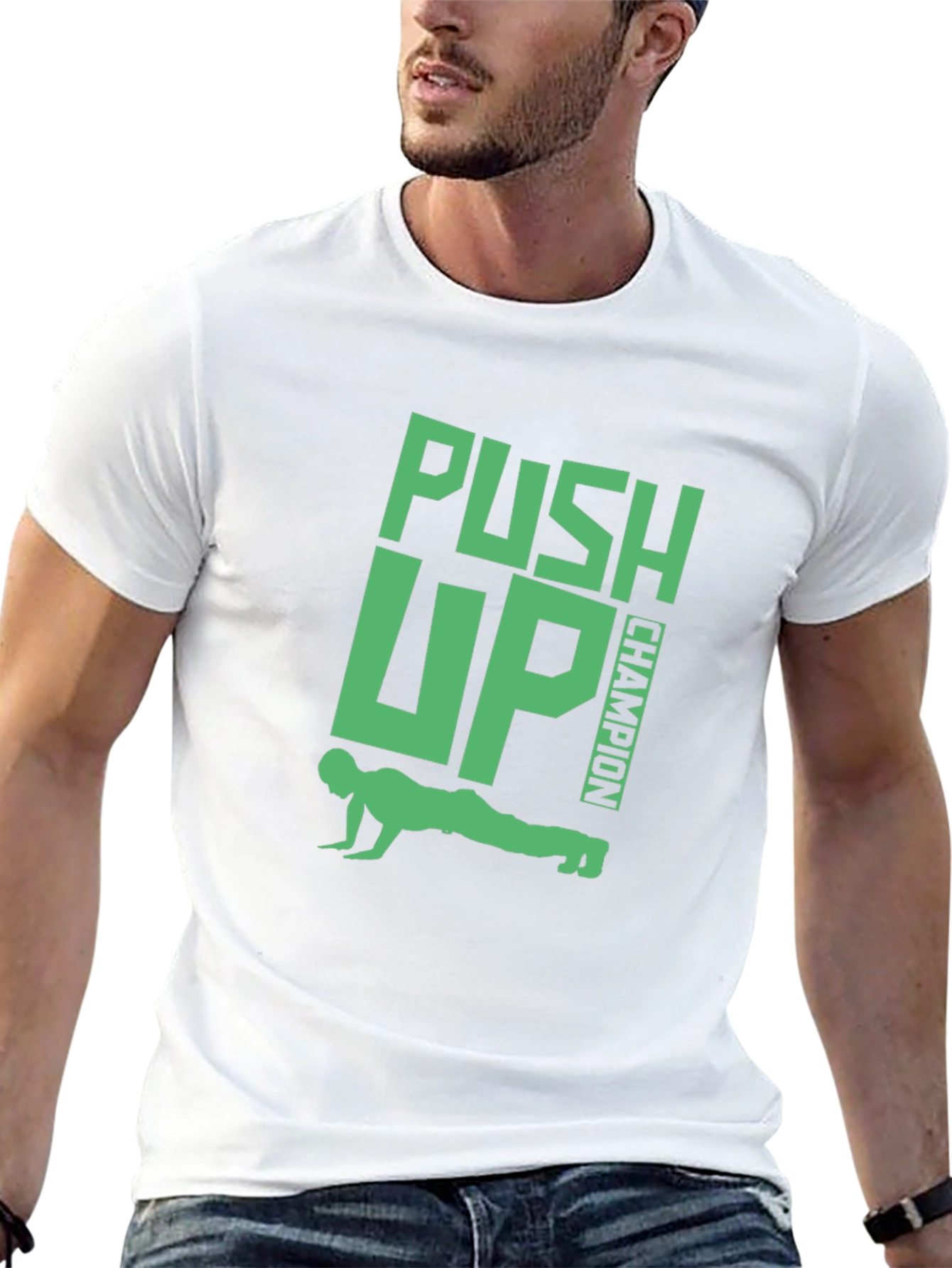 Push Up Champion Black T-Shirt