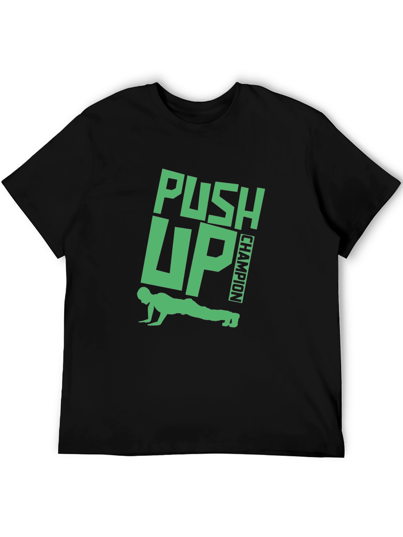 Push Up Champion Black T-Shirt