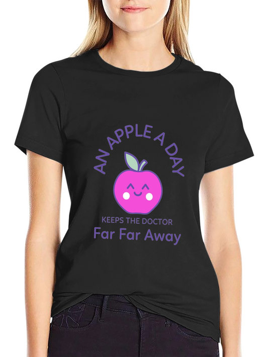 An Apple a Day Graphic Tee - Keeps the Doctor Away!