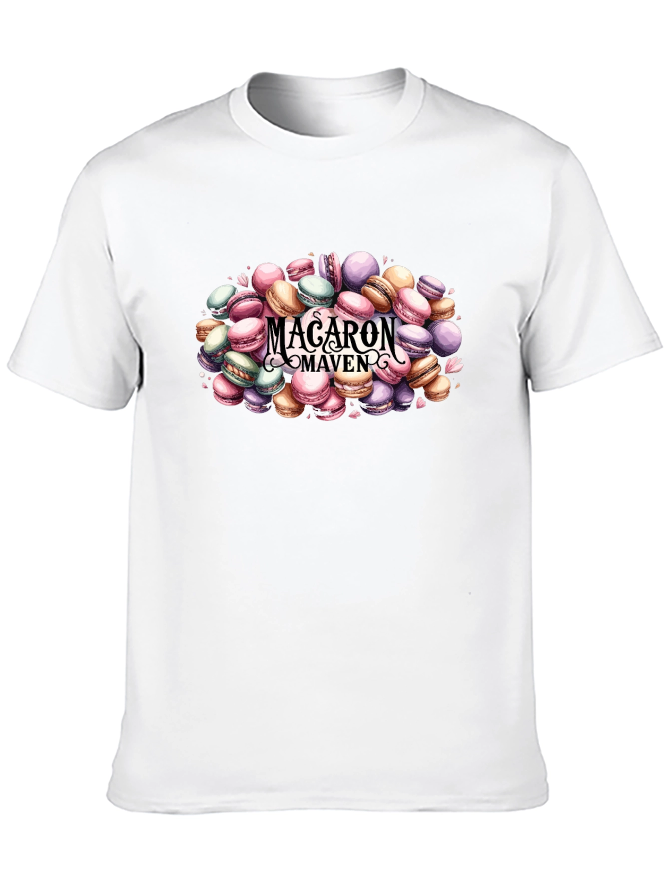 Macaron Maven T-Shirt - Sweet Treat Design