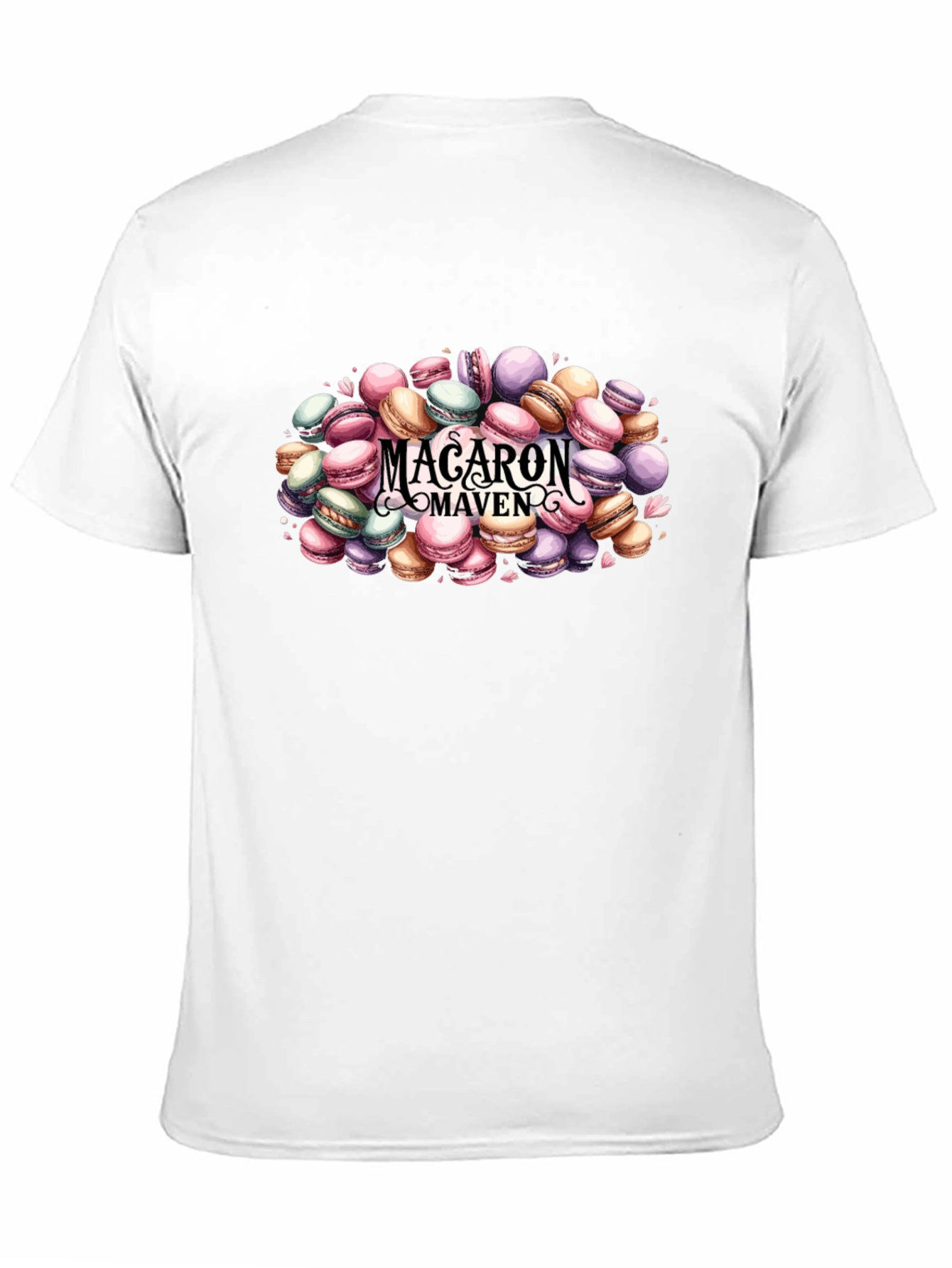 Macaron Maven T-Shirt - Sweet Treat Design