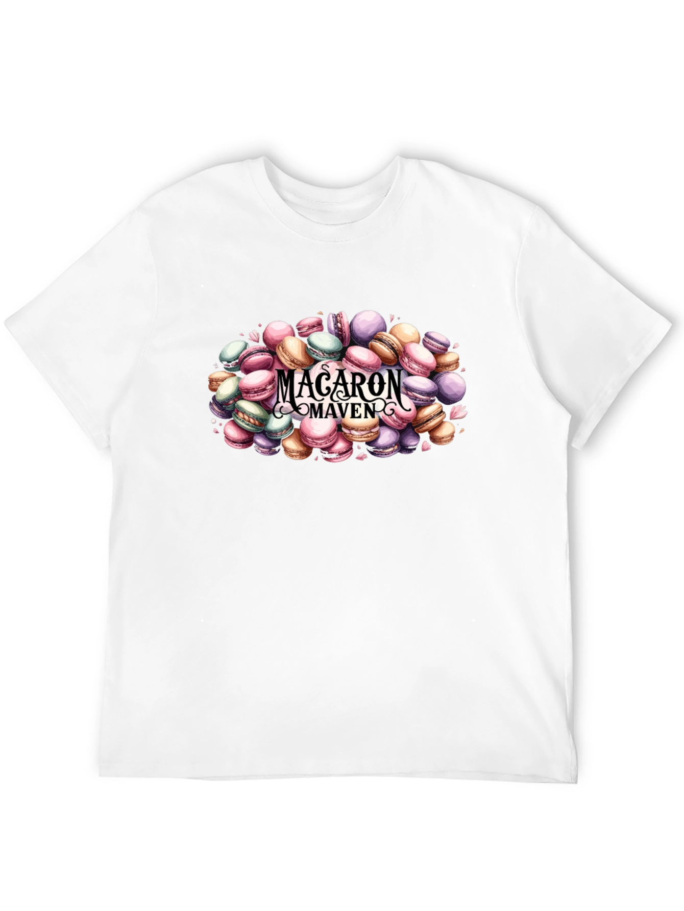 Macaron Maven T-Shirt - Sweet Treat Design