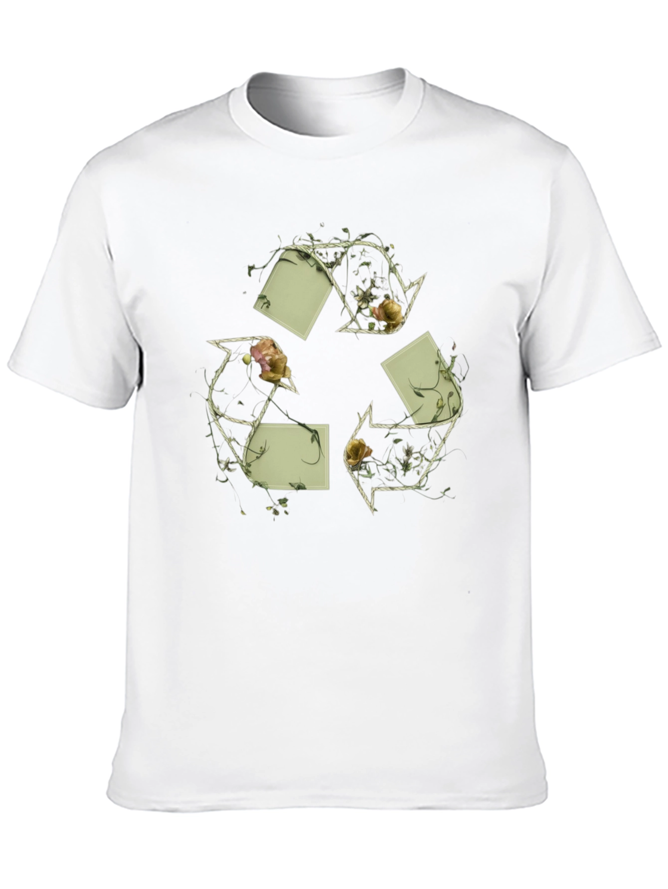 Eco-Chic Recycle Symbol Graphic Tee
