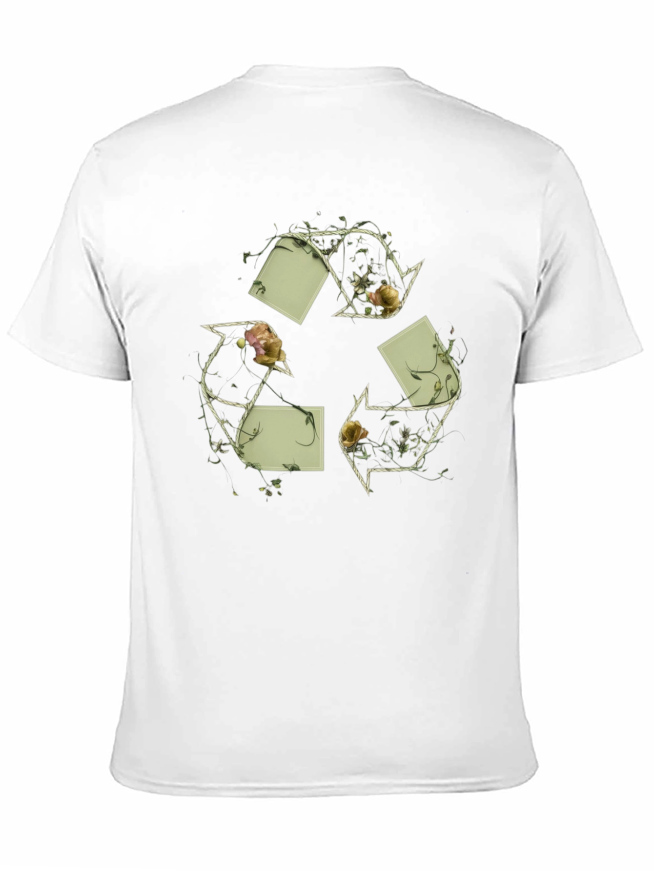 Eco-Chic Recycle Symbol Graphic Tee