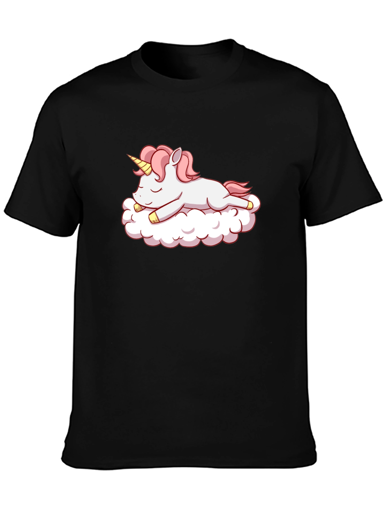 Unicorn Cloud T-Shirt - Black Tee