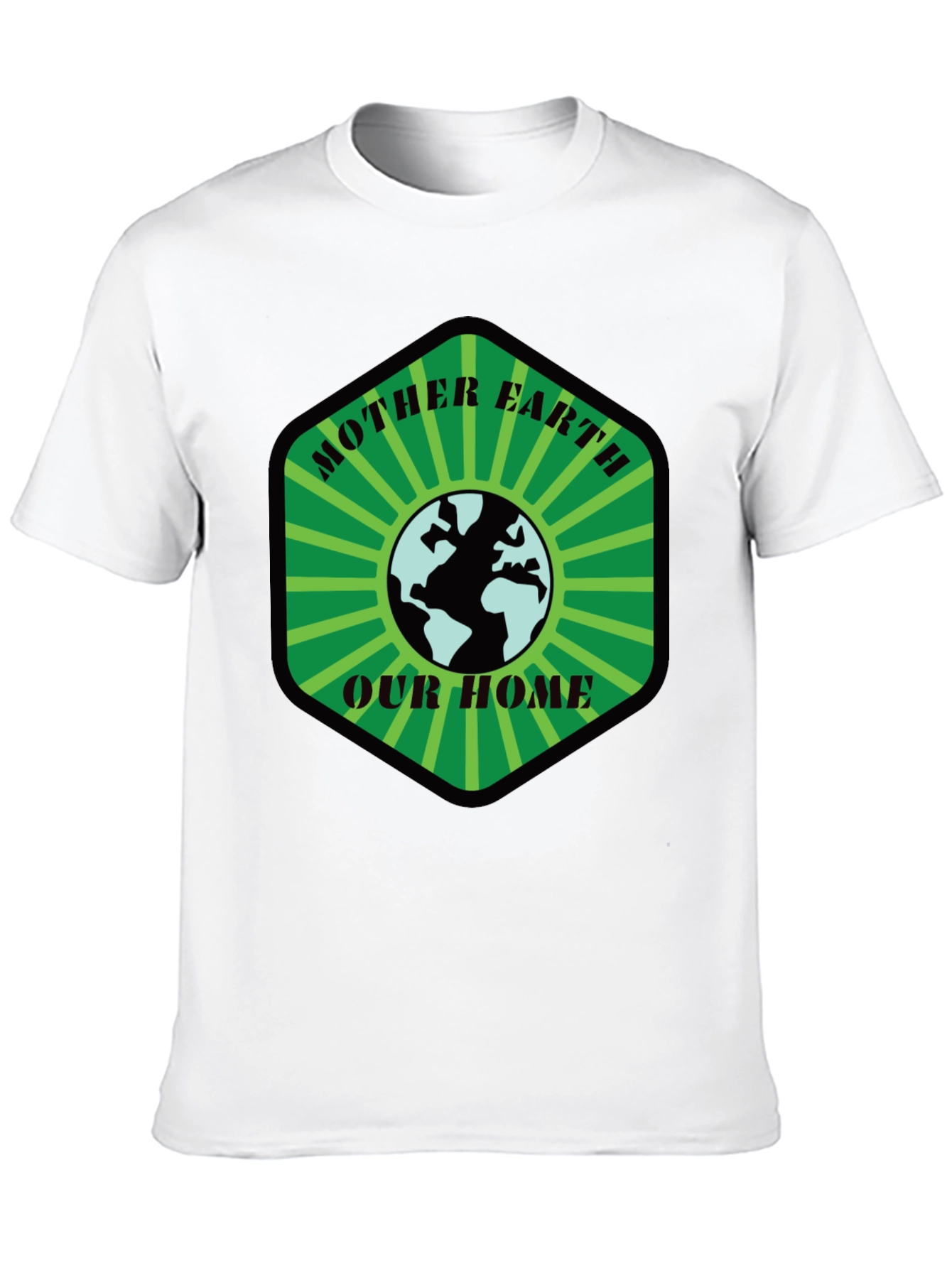 Mother Earth T-Shirt: Our Home Black Tee