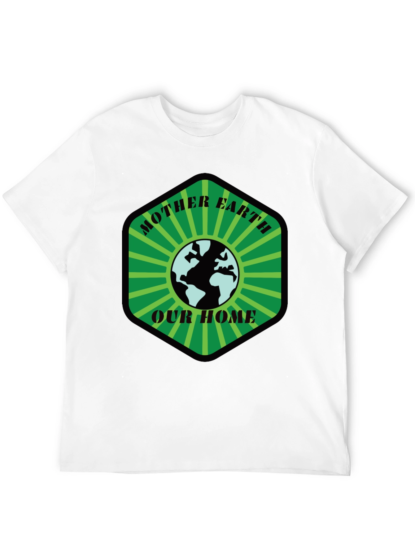 Mother Earth T-Shirt: Our Home Black Tee