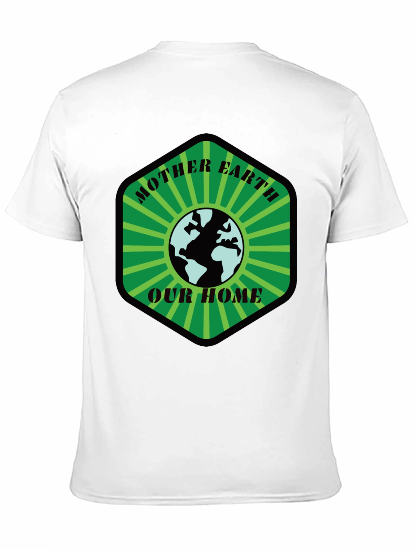 Mother Earth T-Shirt: Our Home Black Tee