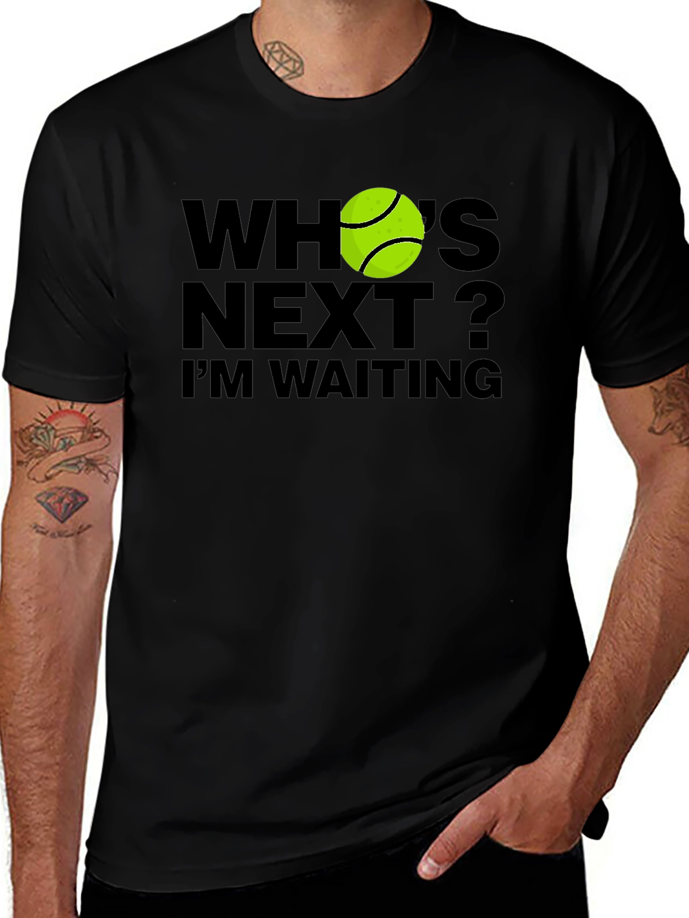 Whos Next? Tennis Ball T-Shirt