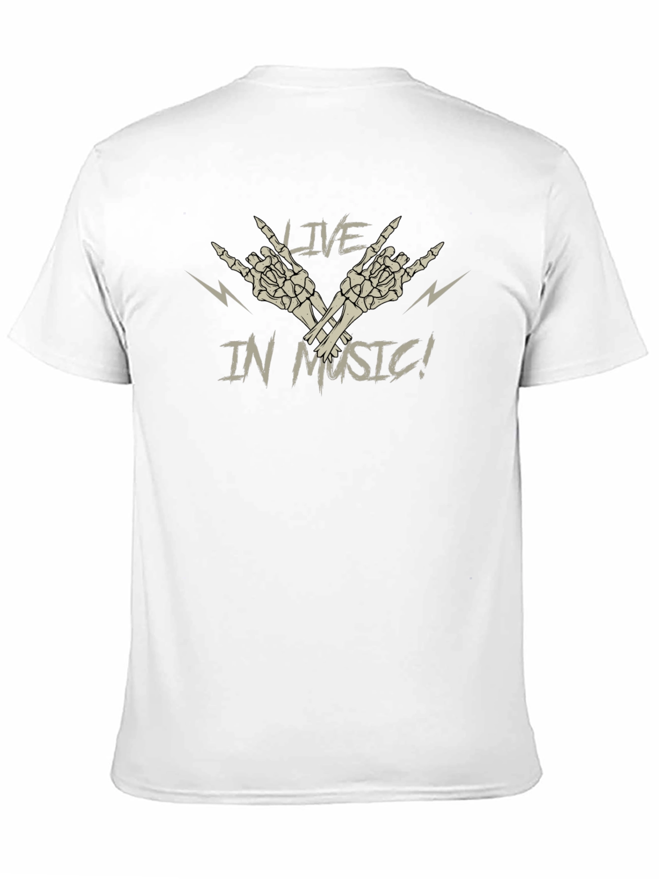 Rock On! Live In Music Graphic Tee - Black