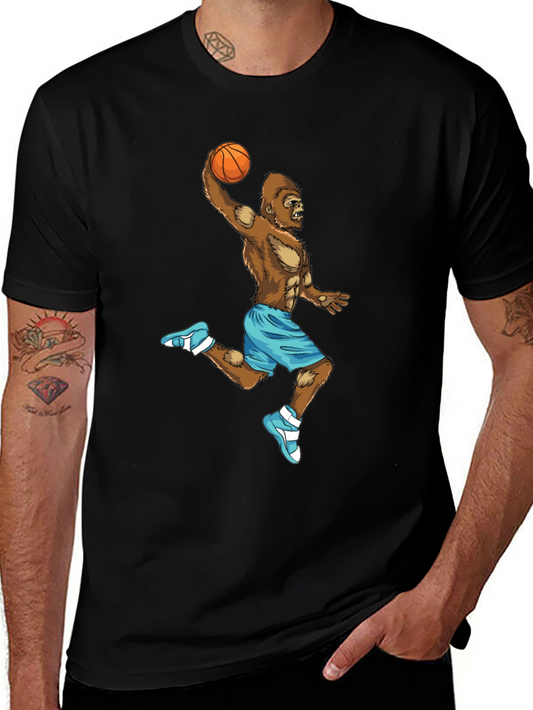 Gorilla Dunk T-Shirt - Funny Basketball Tee